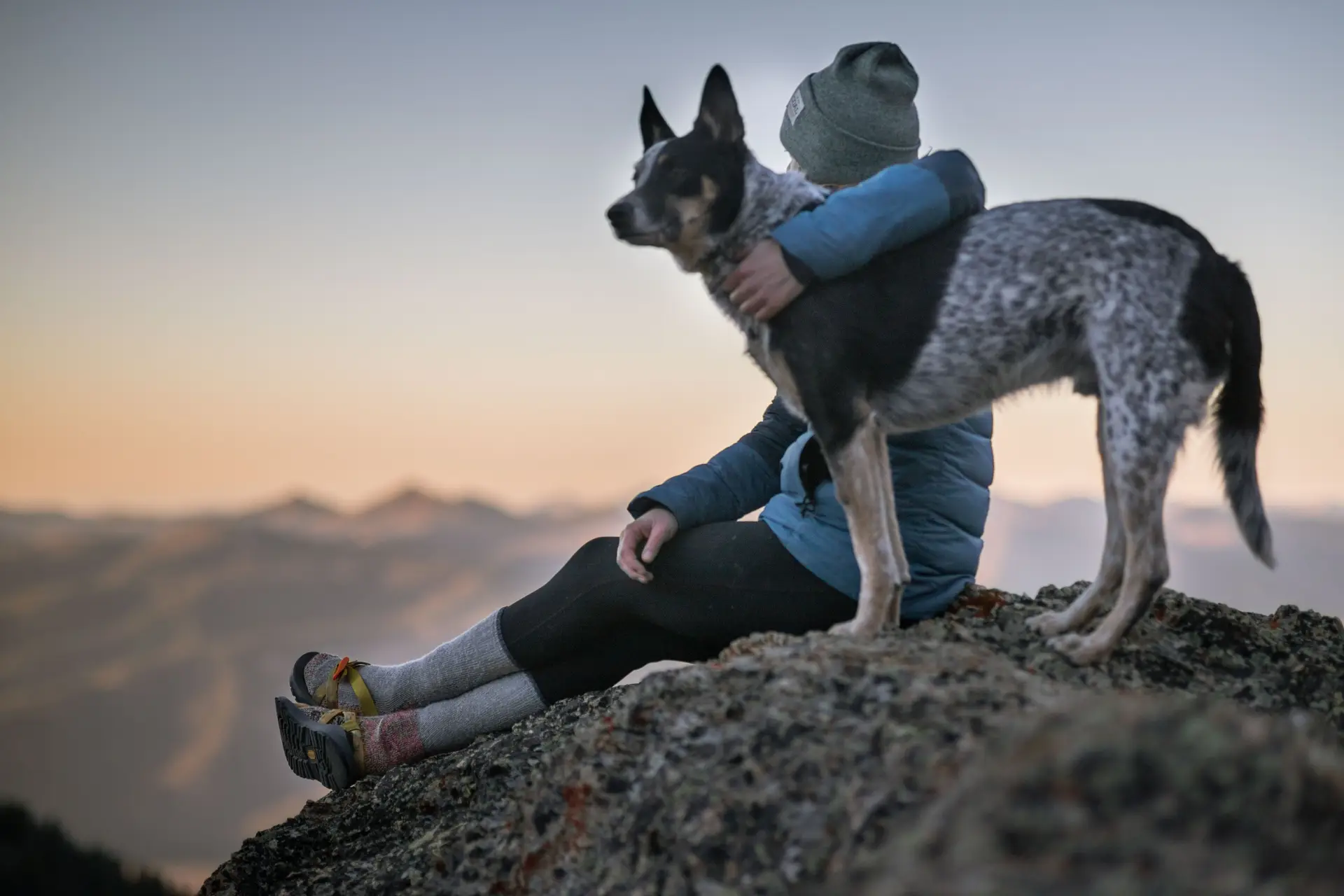 a woman with adhd relieves her stress with her dog by her side